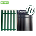 Panneau de clôture de palissade en fer en acier clôture en métal palissade